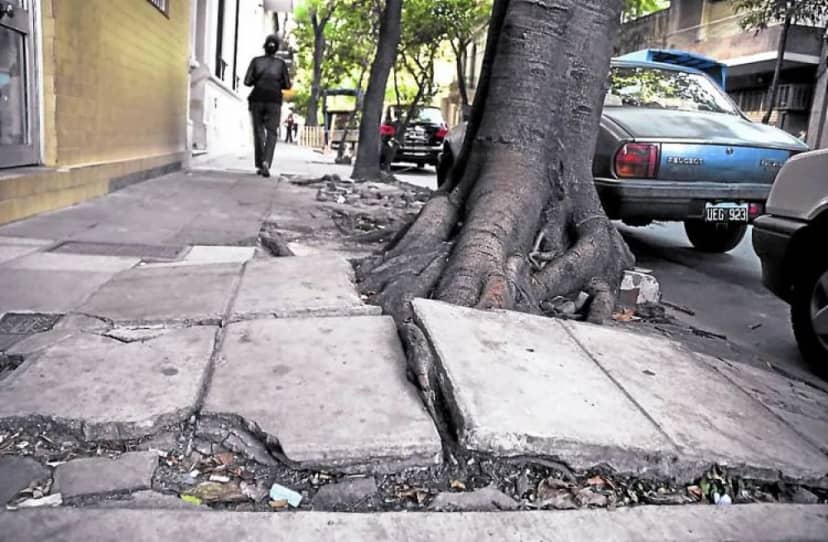 Buscan declarar la emergencia de veredas en Corrientes Capital