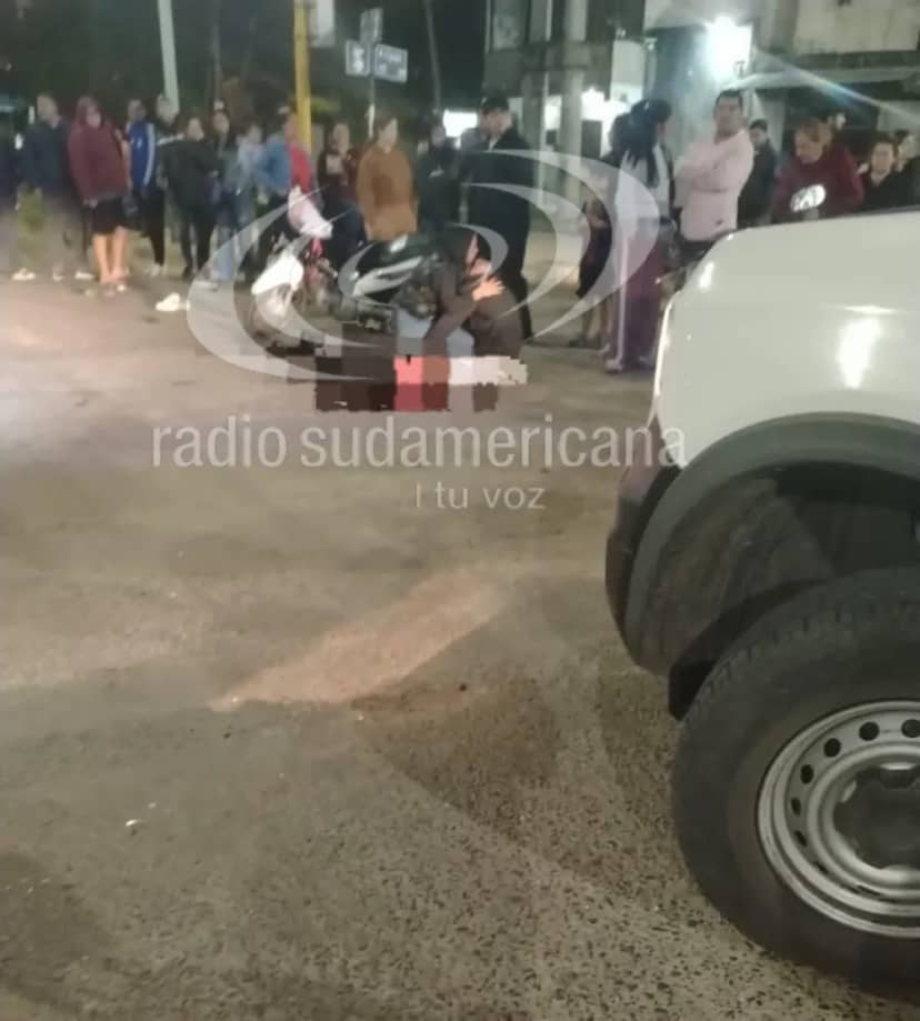 Murió un adolescente de 16 años tras chocar con una camioneta