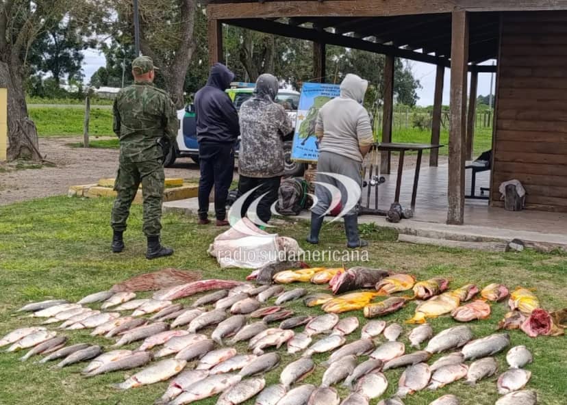 Pescadores detenidos con más de 90 ejemplares en plena veda