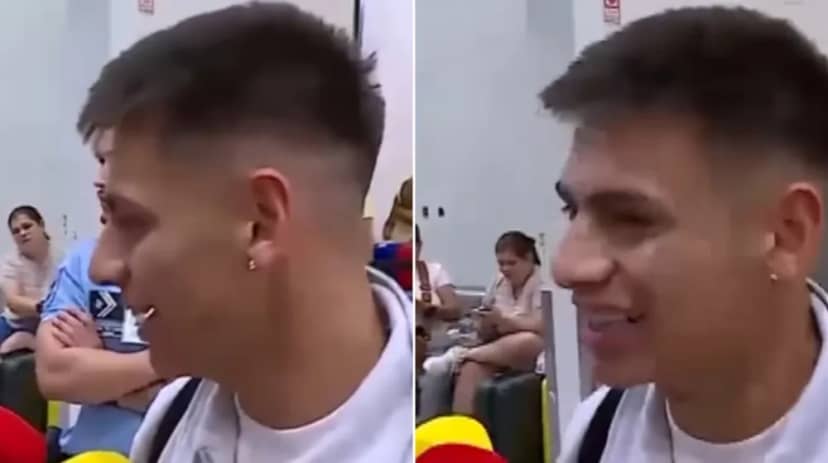 Claudio Echeverri dio su primera entrevista en Benfica y un detalle se volvió viral