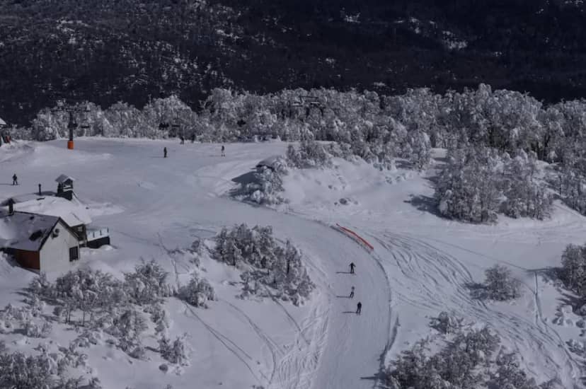 Video: se produjo una impactante avalancha en el Cerro Chapelco