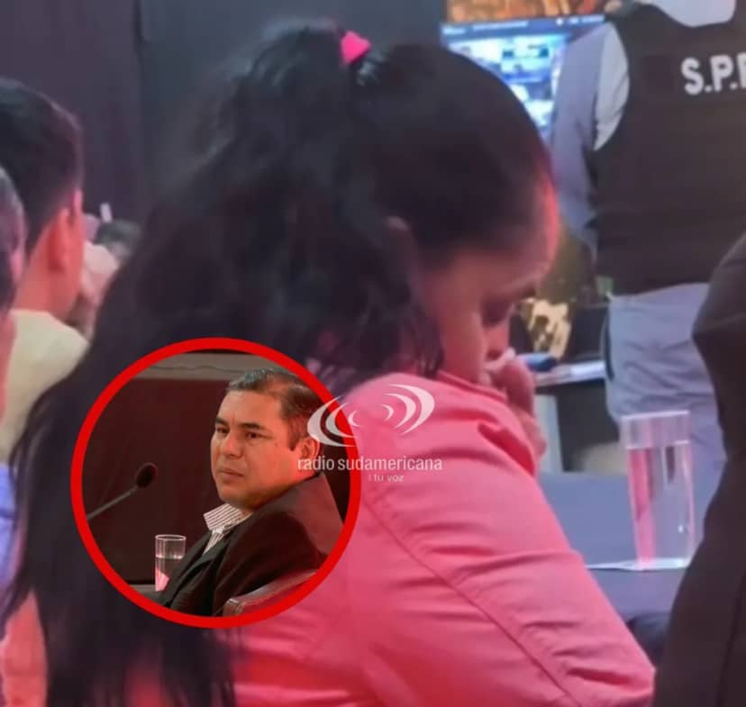 El llanto de la mamá de Loan cuando  Walter Maciel le habló en el juicio