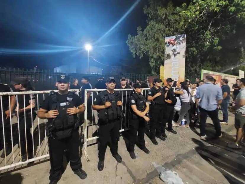 Desplegarán más de 300 policías para el recital de La Renga