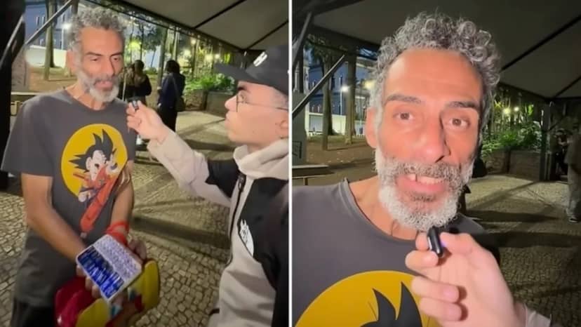 VIDEO: Un vagabundo se vuelve viral en Brasil por su talento para los idiomas