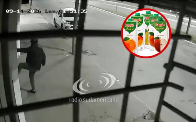 Detuvieron al presunto ladrón de jugos de la distribuidora