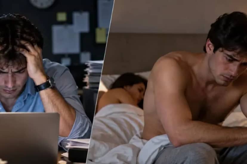 El estrés laboral y vida sexual: un estudio lo vincula con disfunción eréctil en hombres jóvenes