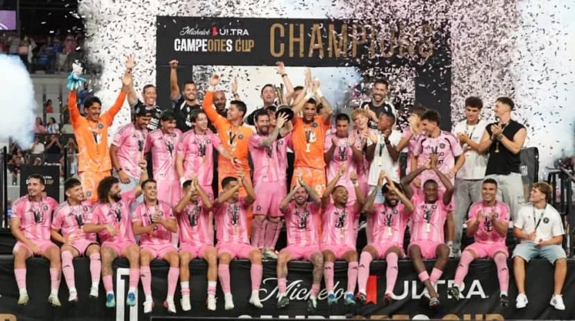 El Inter Miami de Messi le ganó 2-0 a Cruz Azul y se consagró con la Campeones Cup