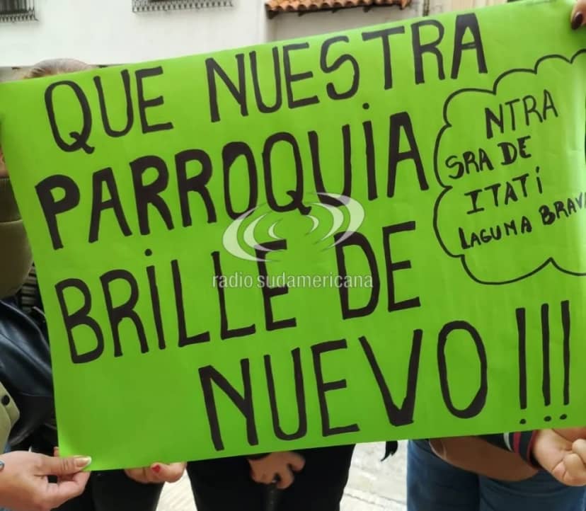 Vecinos piden al arzobispo la remoción del párroco de Laguna Brava