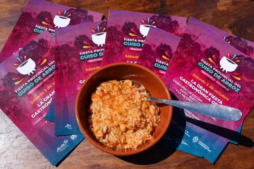 Se presentó la Fiesta Provincial del Guiso de Arroz
