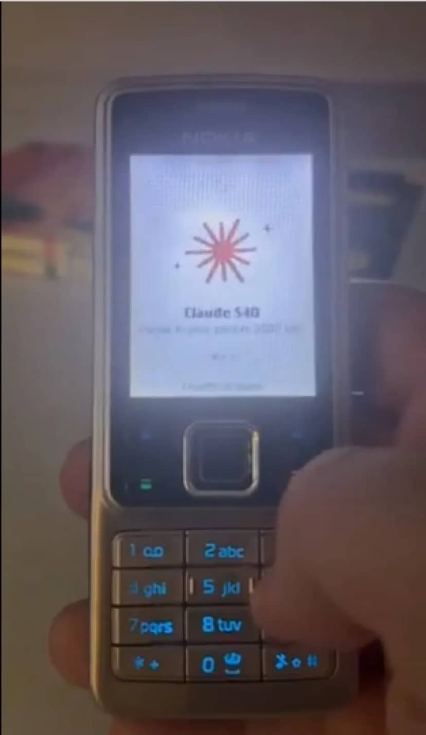 VIDEO: Logra instalar un avanzado modelo de IA en su Nokia del 2007