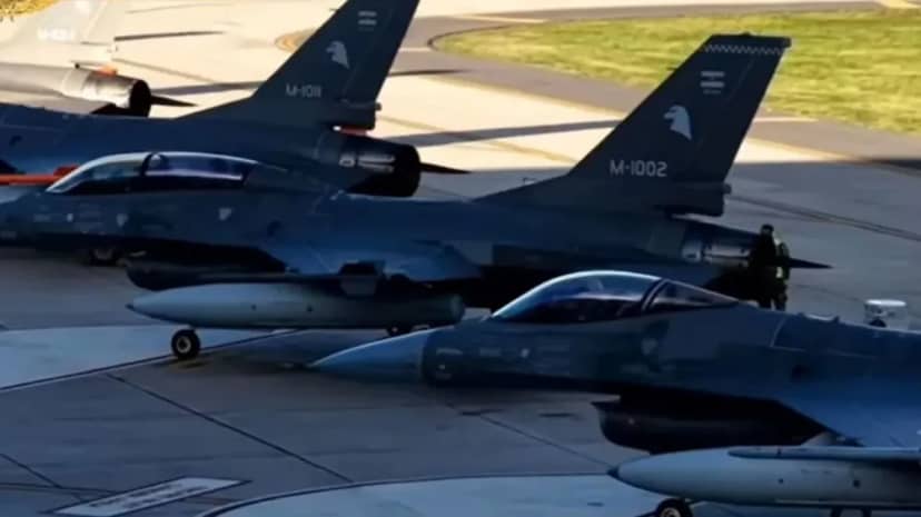 Llegaron seis nuevos aviones F-16 a Argentina para custodiar el espacio aéreo