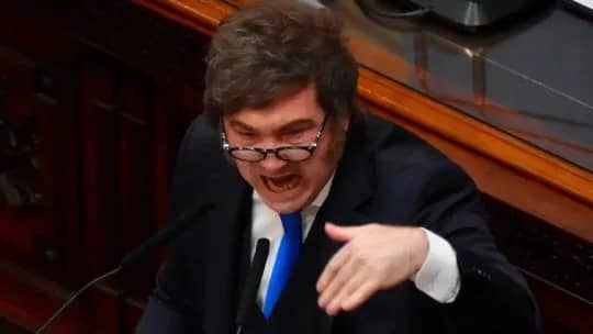 El Presidente Javier Milei habla en el Coloquio Idea 2026