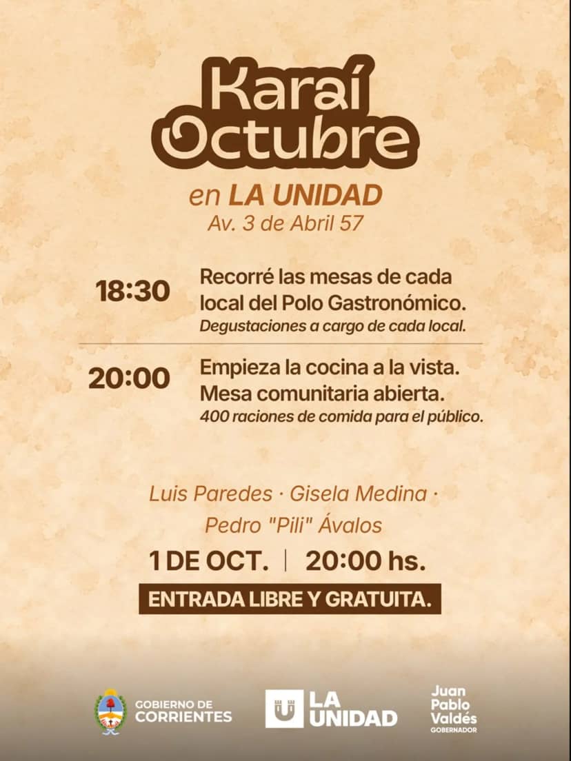 Corrientes y Paraguay celebran su hermandad cultural a través de la cocina