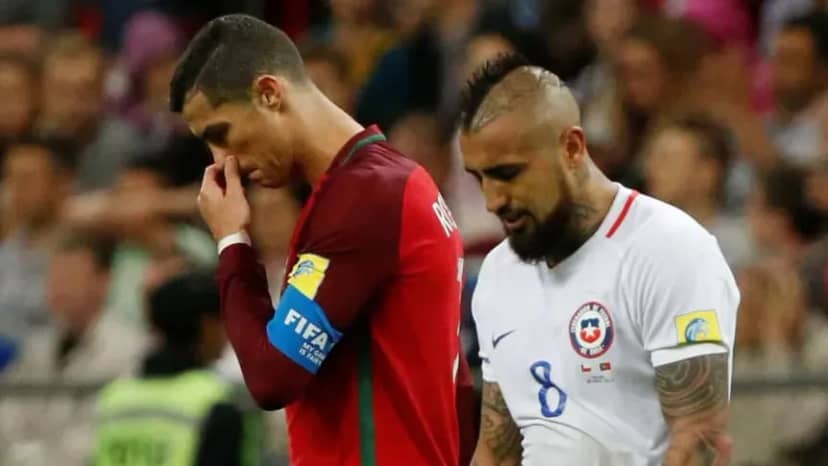 Arturo Vidal bancó a Cristiano Ronaldo tras su conflicto con Jorge Jesus y su salida de Portugal - TyC Sports