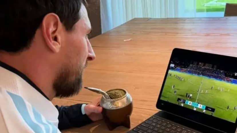 A la espera de su despedida de la Selección, Messi vio la goleada de su nuevo club - TyC Sports