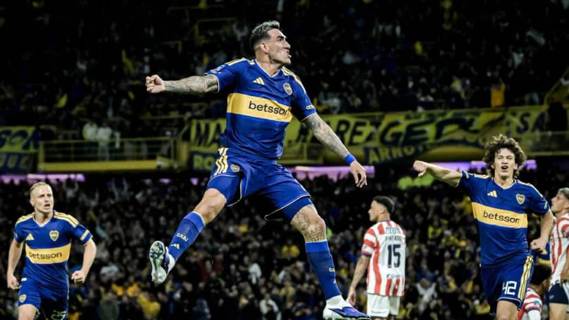 Volvió la fórmula en Boca: centro de Paredes y gol de Di Lollo vs. Unión