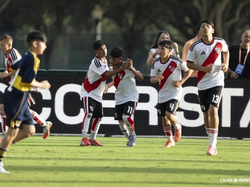 Gran goleada de River a Boca en un torneo juvenil internacional: a la final contra un español