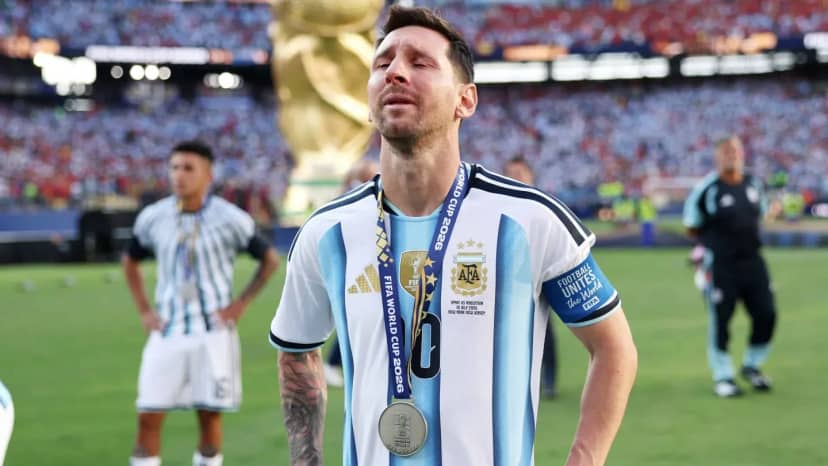 Las lágrimas de Messi tras la derrota en la final del Mundial - TyC Sports