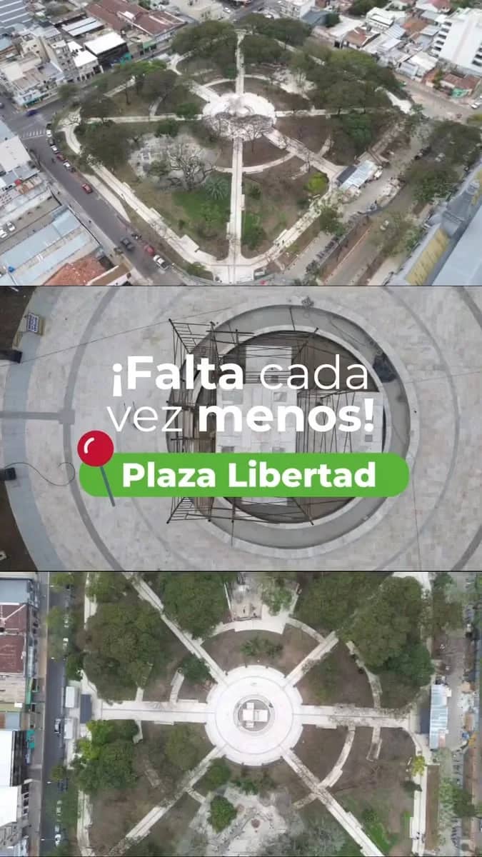 Muy pronto, vecinos y turistas van a poder disfrutar de la Plaza Libertad totalmente renovada.