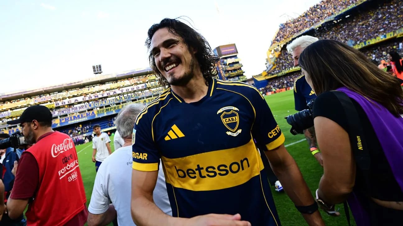 Cavani se despidió de Boca: "Jamás me voy a arrepentir de haber venido"