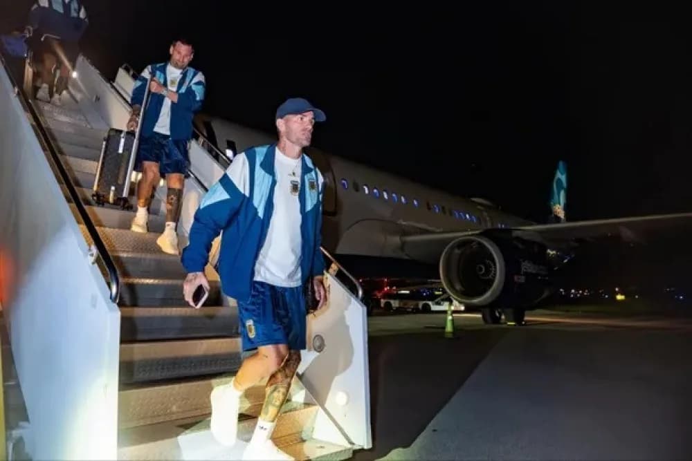 La Selección Argentina ya está en Miami para enfrentar a Cabo Verde