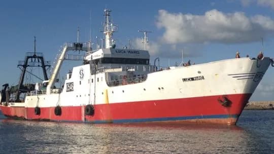 Marinero correntino desapareció tras caer al mar durante un temporal en Santa Cruz