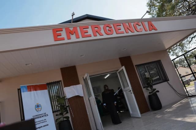 El gobernador Valdés inauguró la ampliación del Servicio de Emergencia del Hospital Llano