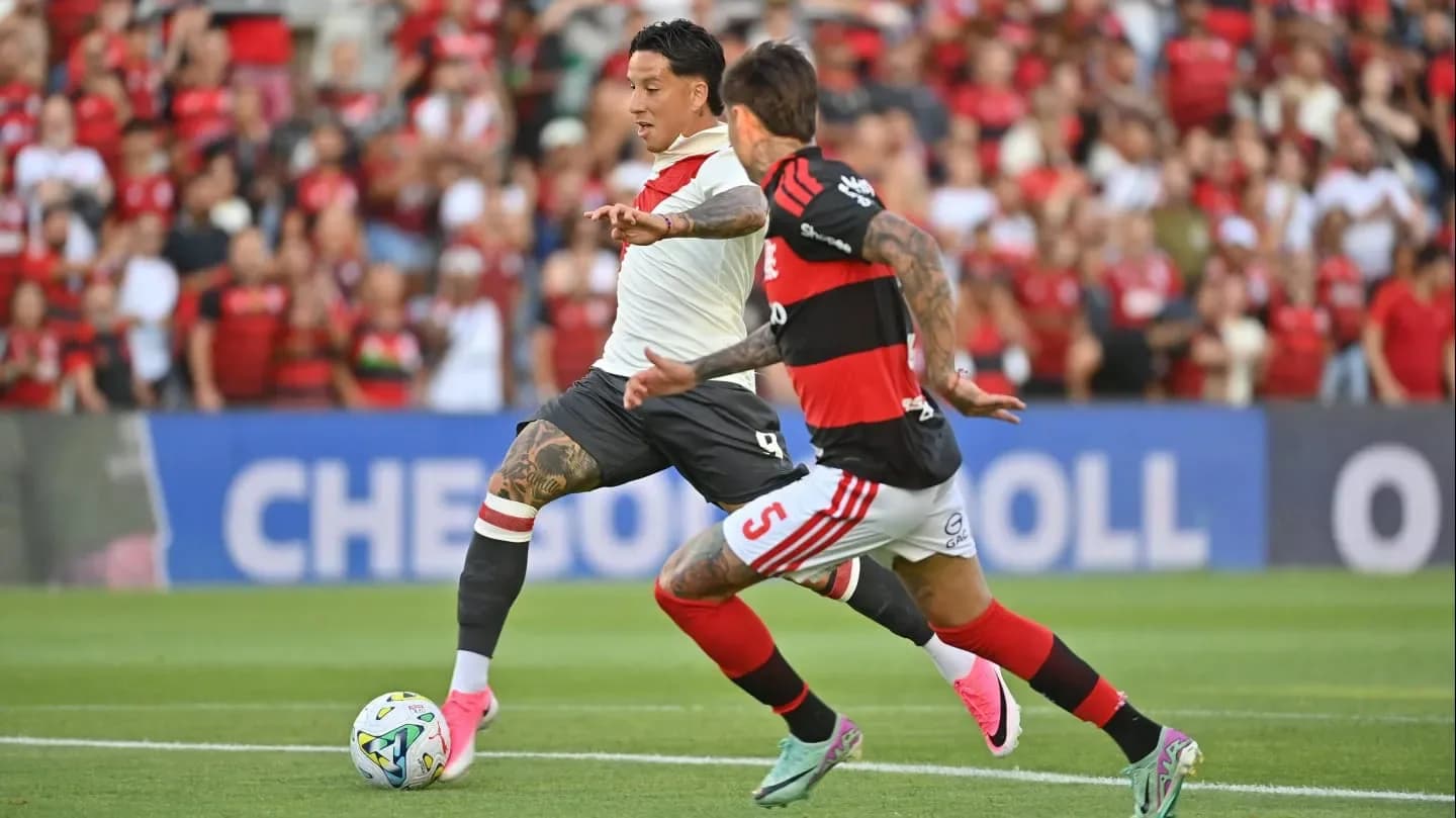Con Beltrán como figura y un doblete de Driussi, River igualó con Flamengo: reviví lo mejor - TyC Sports