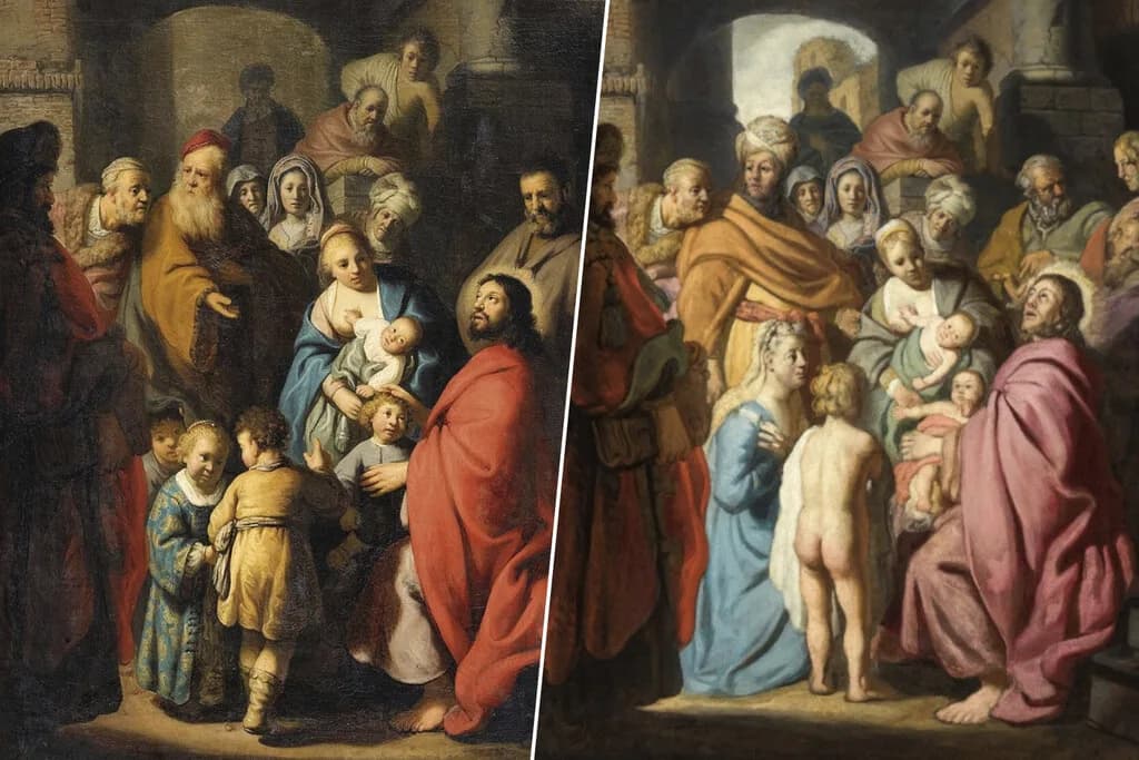 Hace siglos alguien creyó buena idea pintar sobre un cuadro de Rembrandt. La pregunta es por qué diablo borró a un hombre con turbante