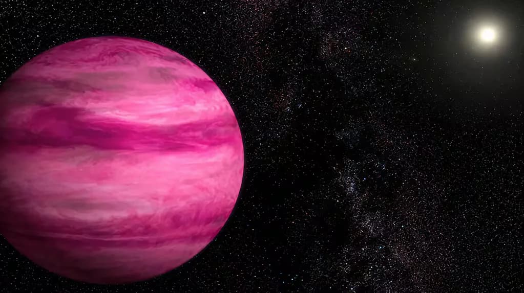 La NASA descubrió un misterioso gemelo de Júpiter: es rosa, frío y tiene nubes saladas