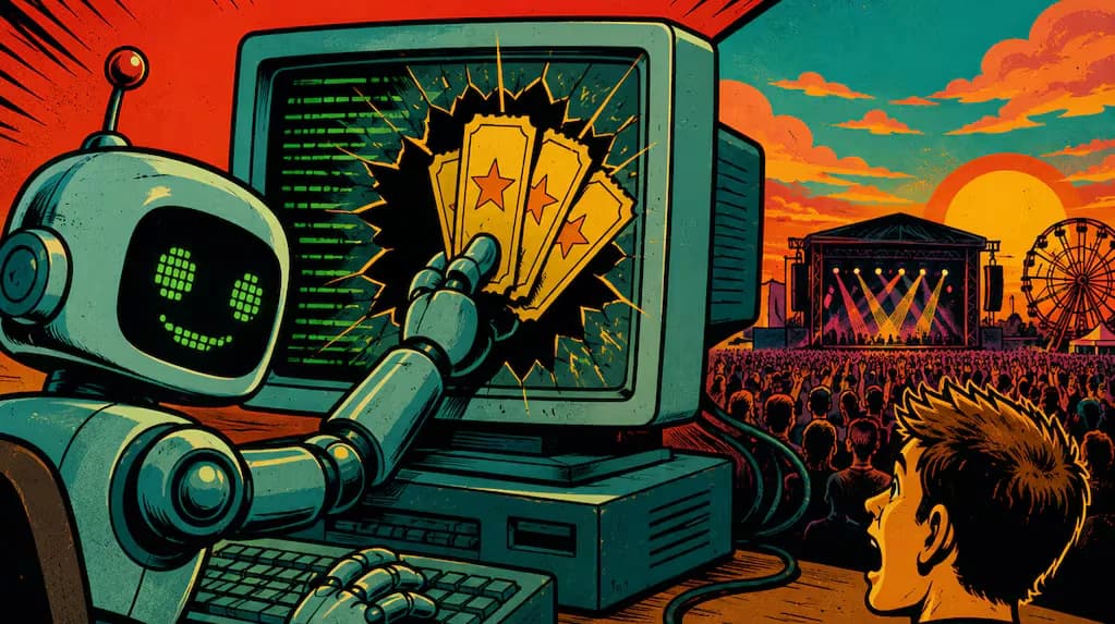 Una famosa inteligencia artificial permitió vulnerar un sitio de venta de tickets para recitales y festivales de música