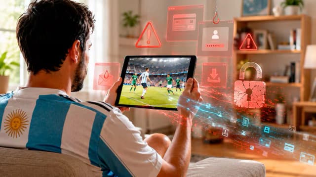 Aumentan las estafas y robos de información por el uso de apps ilegales para ver los partidos de la Selección