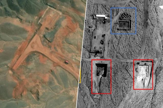 “Permitirían pasar rápidamente de una cuarentena a una campaña masiva de ataques”: China ha levantado dos misteriosos "rectángulos" en mitad del desierto