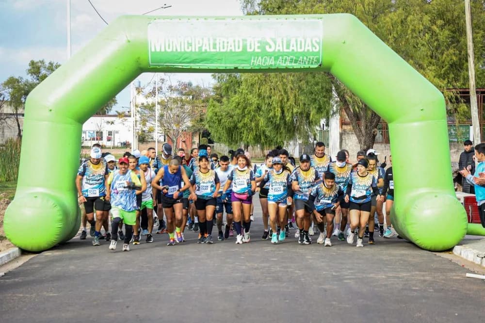 La Batalla Maratón convocó a atletas y aficionados al running en Saladas