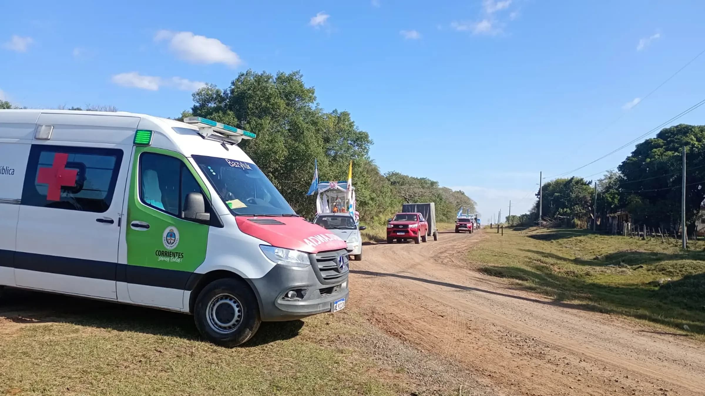 La Provincia realiza una cobertura sanitaria en la 126ª Peregrinación de San Luis del Palmar a Itatí