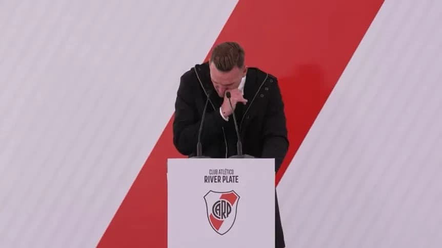 Armani, hasta las lágrimas en su despedida de River: "El sueño más grande de mi vida" - TyC Sports