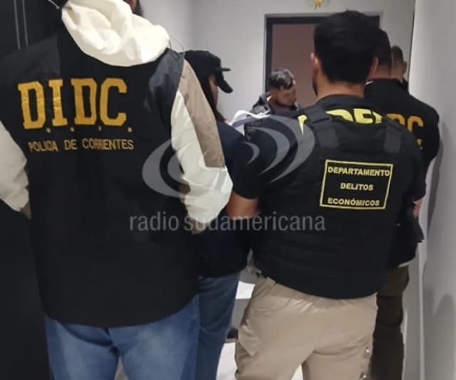 Allanaron una casa por presunta estafa a una jubilada correntina