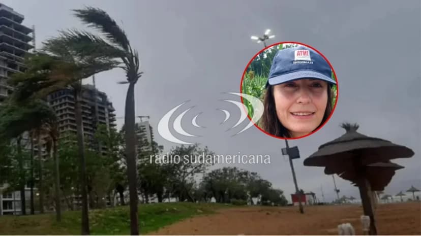 Vamos a seguir teniendo fuertes ráfagas, pero el frío llegará recién el lunes