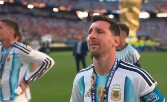 El llanto de Lionel Messi tras recibir la medalla de subcampeón conmovió al mundo