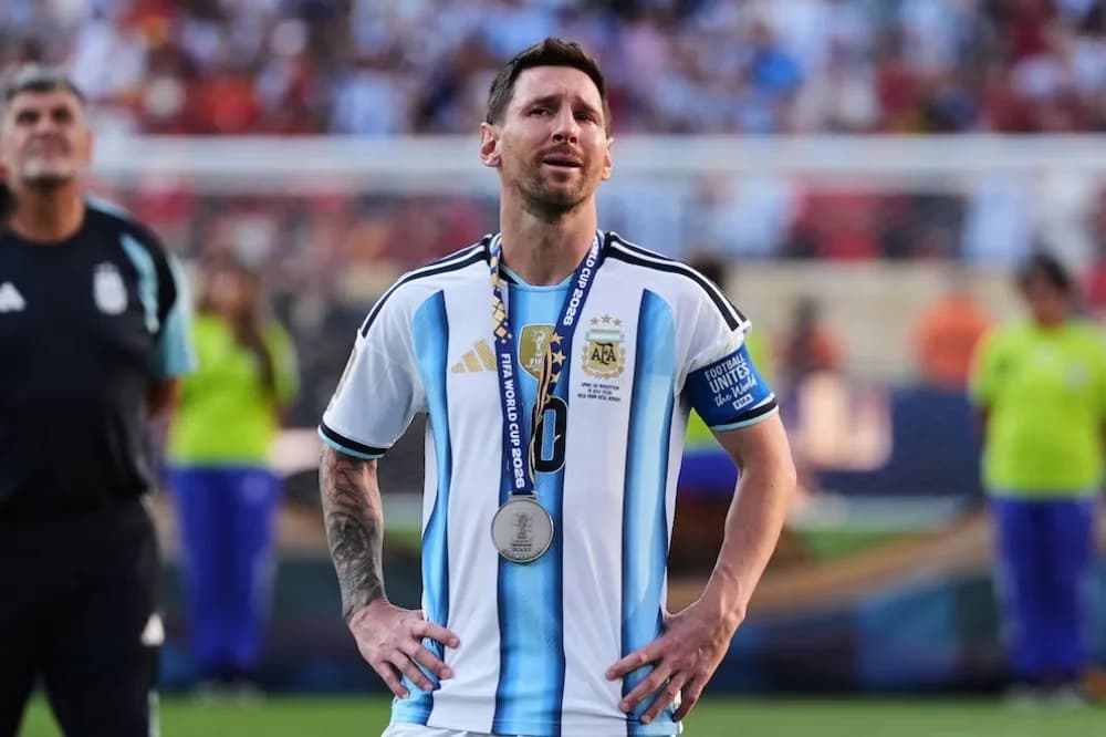 Lionel Messi llegó a Rosario luego de su participación en el Mundial