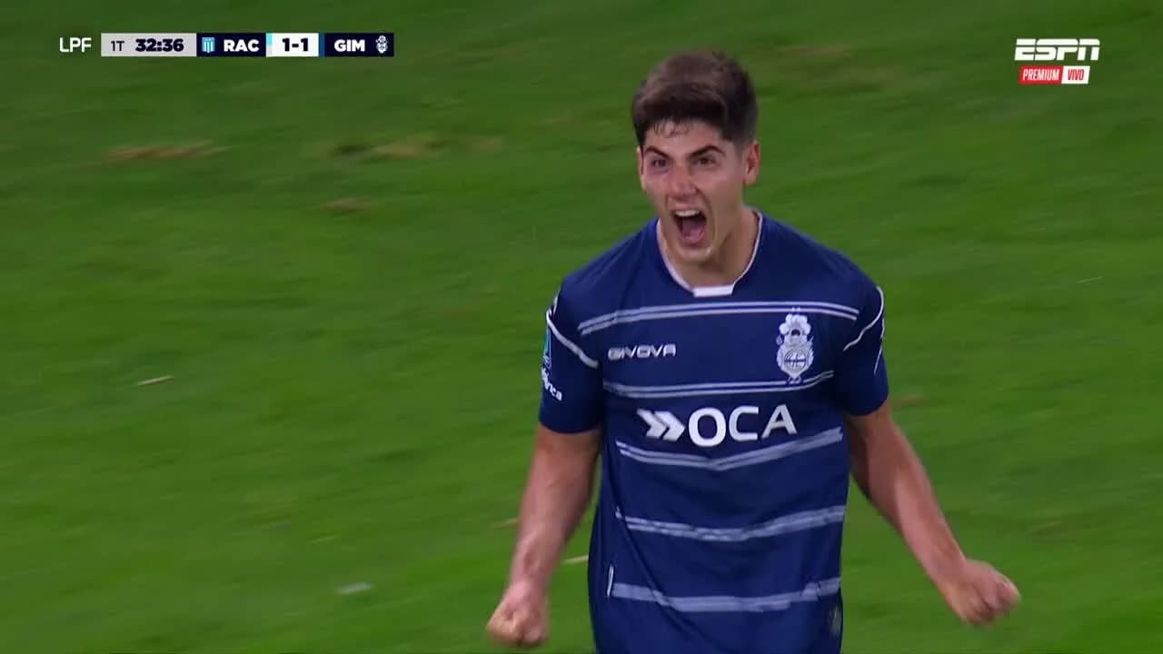 ¡Empató el Lobo! Bautista Barros Schelotto puso el 1-1 ante Racing