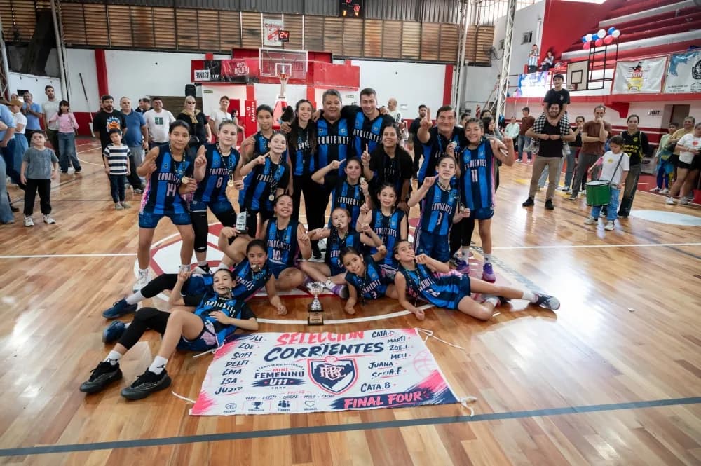 Corrientes se consagró campeón argentino de Mini femenino