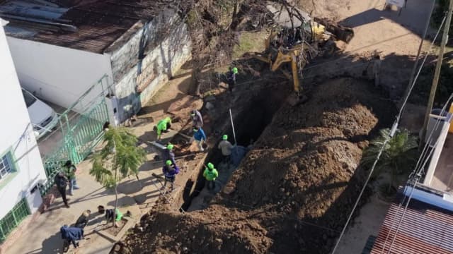 Acciones preventivas por El Niño: avanza una importante obra de desagüe en la ciudad