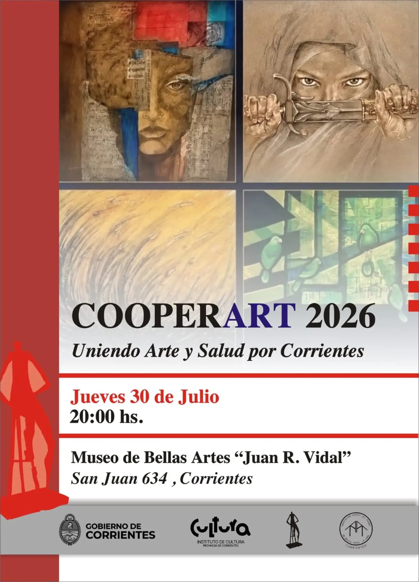 Más de 100 artistas participan de la 16ª edición de CooperArt en el Museo Vidal
