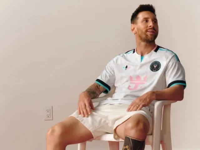 Con Messi como modelo, Inter Miami presentó su tercera camiseta