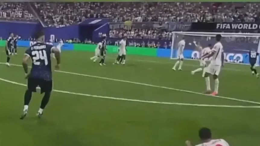 Así se vio la semifinal entre Argentina e Inglaterra desde la cámara del árbitro - TyC Sports