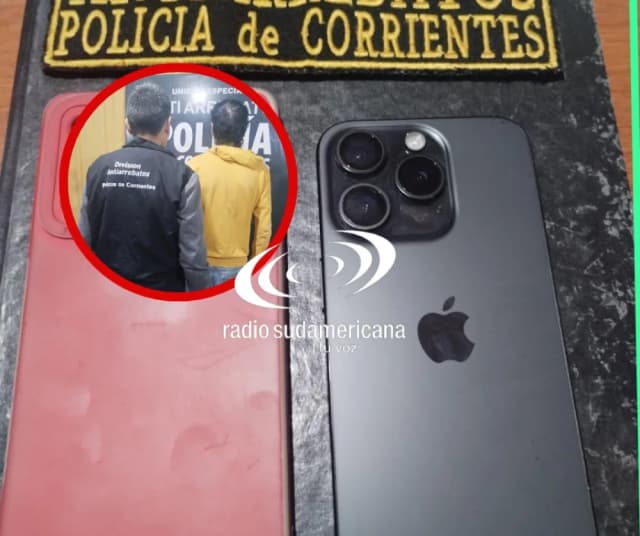 Fue demorado cuando intentaba vender un IPhone 15 robado