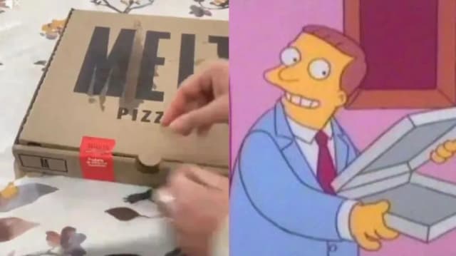 Pidió pizzas por delivery y quedó en shock con lo que encontró al abrir una de las cajas