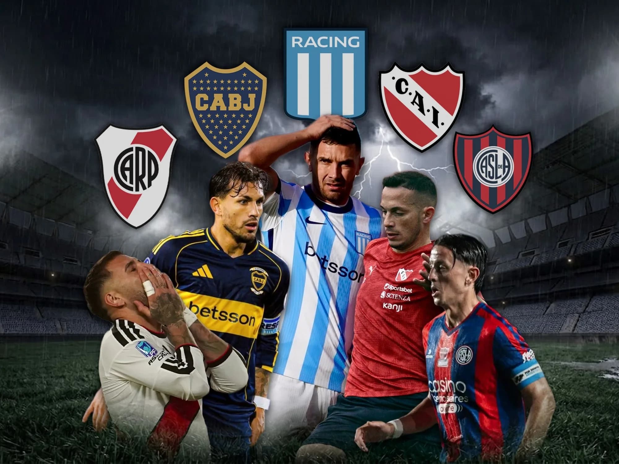 Los cinco grandes y un flojísimo arranque: acumulan menos puntos en conjunto que los dos punteros de cada zona