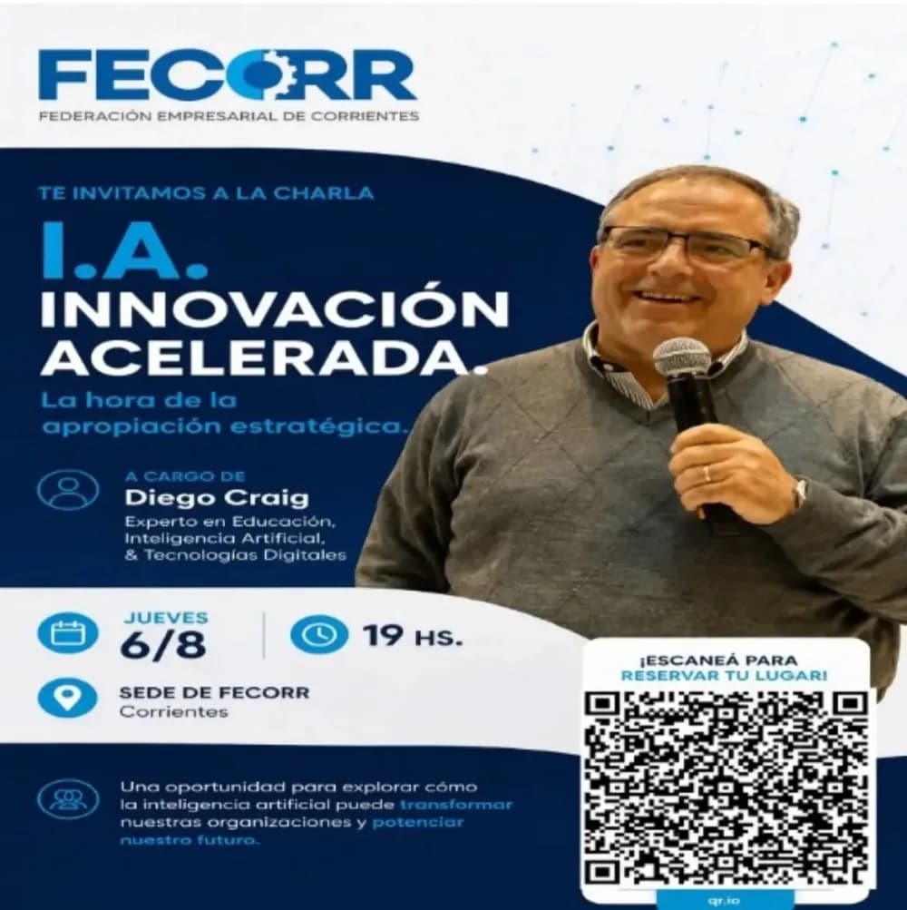 Invitan a una charla sobre IA y su impacto en el mundo laboral